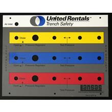 polyester control panel overlays